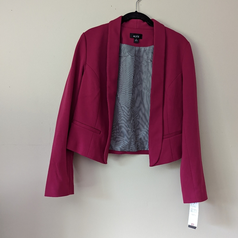 Alyx women's magenta blazer size 6